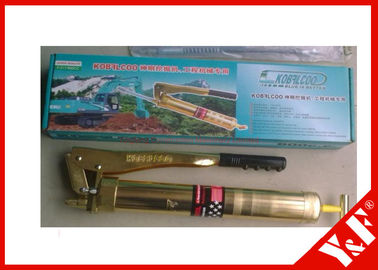주문 Kobleco 윤활유 주입기 권총 손잡이는 두 배 실린더 황금 색깔을 놓습니다 online manufacture