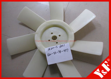 주문 OEM Kato Kobelco SK200-5 6D31 ME018185 엔진 굴착기 예비 품목 엔진 플라스틱 냉각팬 잎 online manufacture