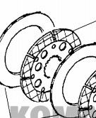 주문 마찰 브레이크 격판덮개 무거운 장비를 위한 지필 Komatsu 원판 CA0132690 online manufacture