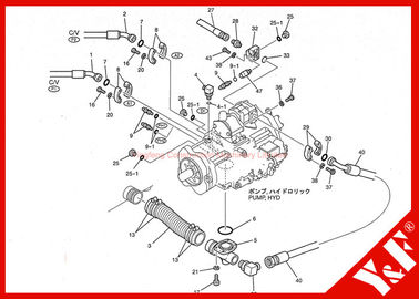 KOBELCO 감지기 압박 LC52S00012P1 굴착기 부속품 고압 감지기